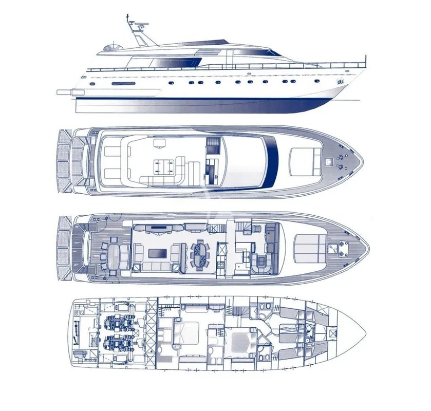 Vittoria, 26m Sanlorenzo — luxury yacht for charter 3