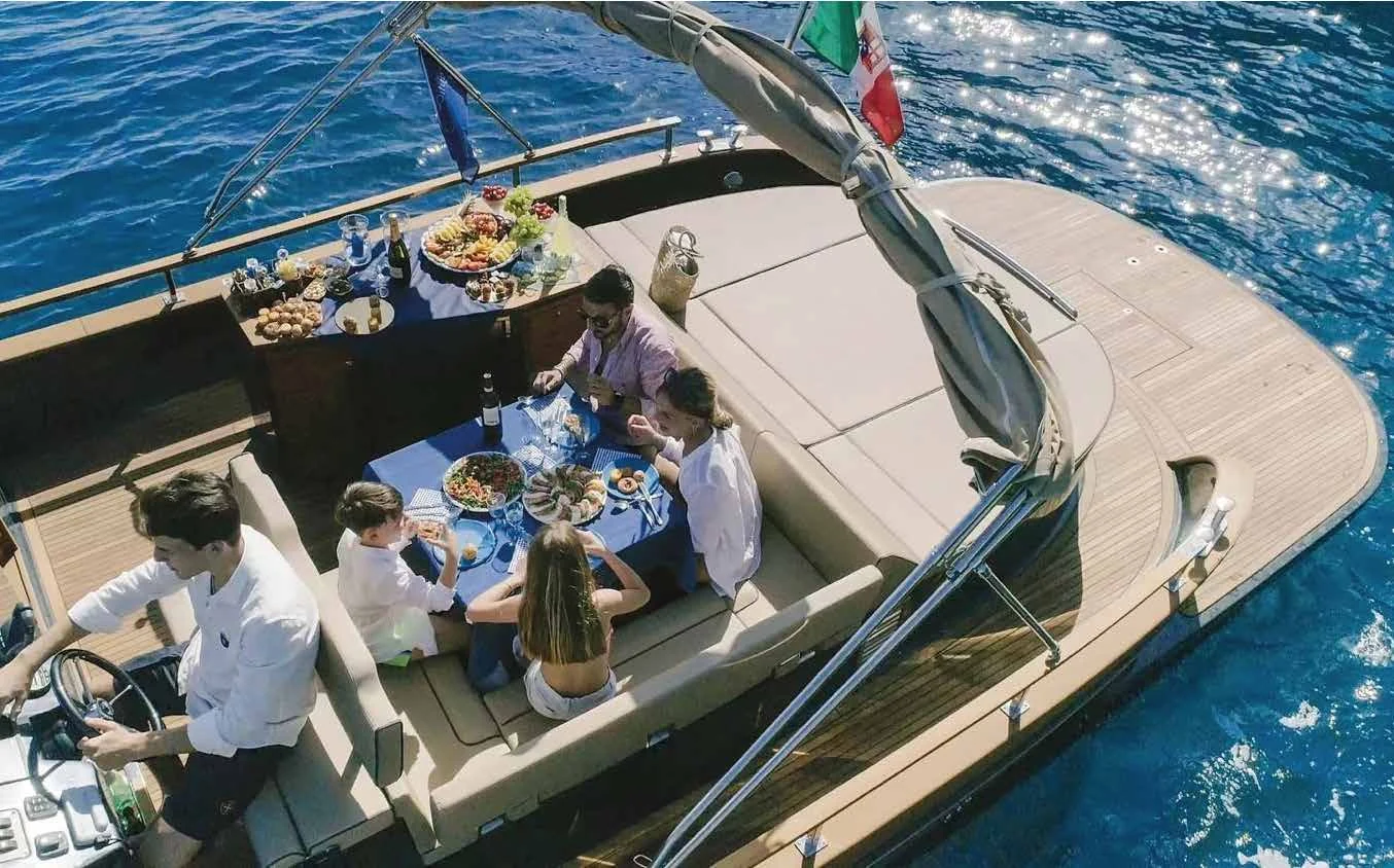 Gozzo Positano 38, 11.5m Positano — luxury yacht for charter